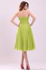 Simple A-line Sleeveless Backless Pleated Wedding Guest Dresses