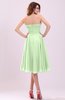 Simple A-line Sleeveless Backless Pleated Wedding Guest Dresses