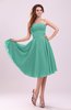 Simple A-line Sleeveless Backless Pleated Wedding Guest Dresses