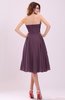 Simple A-line Sleeveless Backless Pleated Wedding Guest Dresses