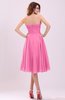 Simple A-line Sleeveless Backless Pleated Wedding Guest Dresses