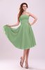 Simple A-line Sleeveless Backless Pleated Wedding Guest Dresses