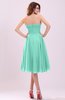 Simple A-line Sleeveless Backless Pleated Wedding Guest Dresses