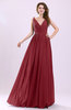 Modern A-line Sleeveless Zipper Chiffon Ruching Wedding Guest Dresses