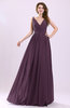 Modern A-line Sleeveless Zipper Chiffon Ruching Wedding Guest Dresses