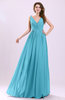 Modern A-line Sleeveless Zipper Chiffon Ruching Wedding Guest Dresses