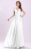 Modern A-line Sleeveless Zipper Chiffon Ruching Wedding Guest Dresses