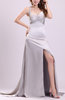 Sexy Thick Straps Criss-cross Straps Court Train Sequin Prom Dresses