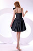 Cute A-line Spaghetti Sleeveless Taffeta Short Wedding Guest Dresses