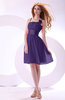 Plain A-line Sleeveless Zip up Chiffon Bridesmaid Dresses