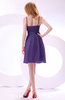 Plain A-line Sleeveless Zip up Chiffon Bridesmaid Dresses
