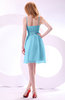 Plain A-line Sleeveless Zip up Chiffon Bridesmaid Dresses