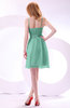 Plain A-line Sleeveless Zip up Chiffon Bridesmaid Dresses