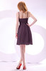 Plain A-line Sleeveless Zip up Chiffon Bridesmaid Dresses