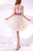 Hawaiian A-line Spaghetti Sleeveless Zip up Chiffon Party Dresses