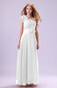 Elegant Zipper Chiffon Floor Length Ruching Bridesmaid Dresses