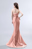 Elegant Mermaid Sleeveless Backless Court Train Evening Dresses