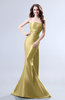 Elegant Mermaid Sleeveless Backless Court Train Evening Dresses