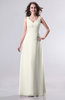 Simple Empire Sleeveless Zip up Ruching Wedding Guest Dresses