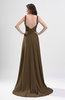 Simple Column Thick Straps Sleeveless Chiffon Pleated Wedding Guest Dresses