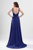Simple Column Thick Straps Sleeveless Chiffon Pleated Wedding Guest Dresses