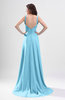 Simple Column Thick Straps Sleeveless Chiffon Pleated Wedding Guest Dresses