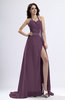Sexy Sheath Halter Backless Pleated Evening Dresses