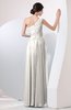 Plain Sheath Sleeveless Floor Length Pleated Prom Dresses