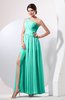 Plain Sheath Sleeveless Floor Length Pleated Prom Dresses