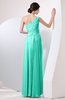 Plain Sheath Sleeveless Floor Length Pleated Prom Dresses