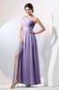 Plain Sheath Sleeveless Floor Length Pleated Prom Dresses