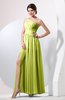 Plain Sheath Sleeveless Floor Length Pleated Prom Dresses