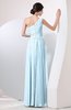 Plain Sheath Sleeveless Floor Length Pleated Prom Dresses