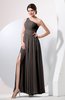 Plain Sheath Sleeveless Floor Length Pleated Prom Dresses