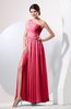 Plain Sheath Sleeveless Floor Length Pleated Prom Dresses