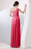 Plain Sheath Sleeveless Floor Length Pleated Prom Dresses