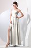 Plain Sheath Sleeveless Floor Length Pleated Prom Dresses