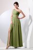 Plain Sheath Sleeveless Floor Length Pleated Prom Dresses