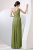Plain Sheath Sleeveless Floor Length Pleated Prom Dresses