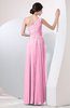 Plain Sheath Sleeveless Floor Length Pleated Prom Dresses