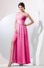 Plain Sheath Sleeveless Floor Length Pleated Prom Dresses