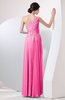 Plain Sheath Sleeveless Floor Length Pleated Prom Dresses