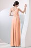 Plain Sheath Sleeveless Floor Length Pleated Prom Dresses