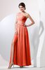 Plain Sheath Sleeveless Floor Length Pleated Prom Dresses