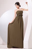 Elegant Empire Strapless Sleeveless Zip up Sweep Train Evening Dresses