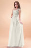 Modern A-line One Shoulder Zip up Chiffon Floor Length Bridesmaid Dresses