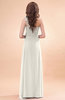 Modern A-line One Shoulder Zip up Chiffon Floor Length Bridesmaid Dresses