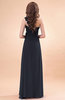 Modern A-line One Shoulder Zip up Chiffon Floor Length Bridesmaid Dresses