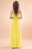Modern A-line One Shoulder Zip up Chiffon Floor Length Bridesmaid Dresses