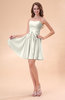 Cute A-line Sweetheart Zip up Chiffon Sash Bridesmaid Dresses